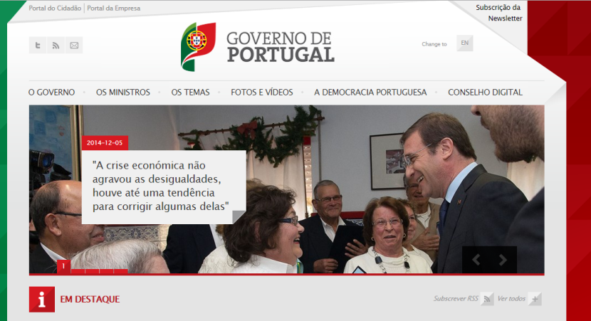 Propaganda estilo Estado Novo feita pelo governo PSD/PP em 2014.